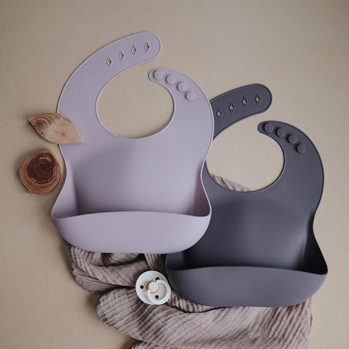 Mushie Mushie Crib Sheet Fog — image 3