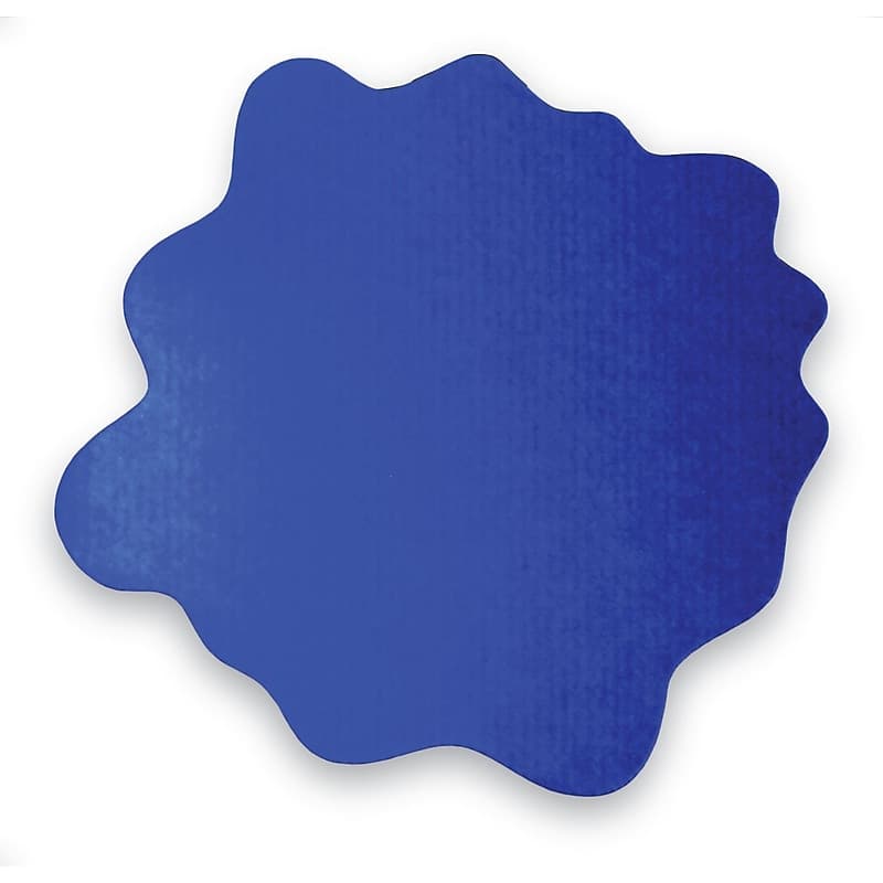 Floortex Colortex Sploshmat Multi-Purpose High Chair/Play Mat in vibrant blue, 40x40 inches.