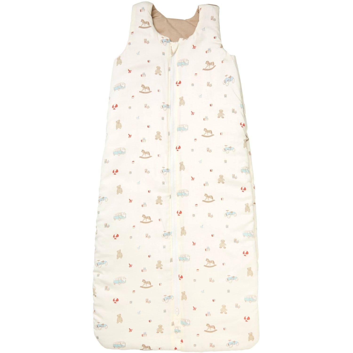Cam Cam Copenhagen Vintage Toys Sleeping Bag with playful design for babies.