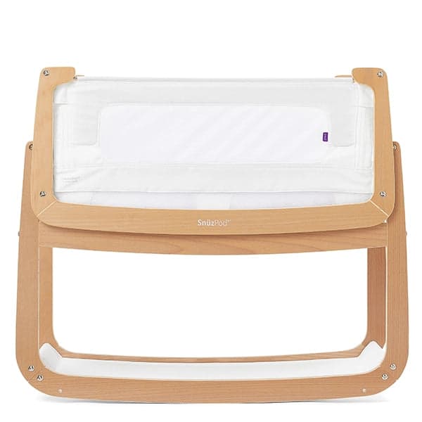 Snuz SnuzPod4 Bedside Crib in a modern nursery setting.