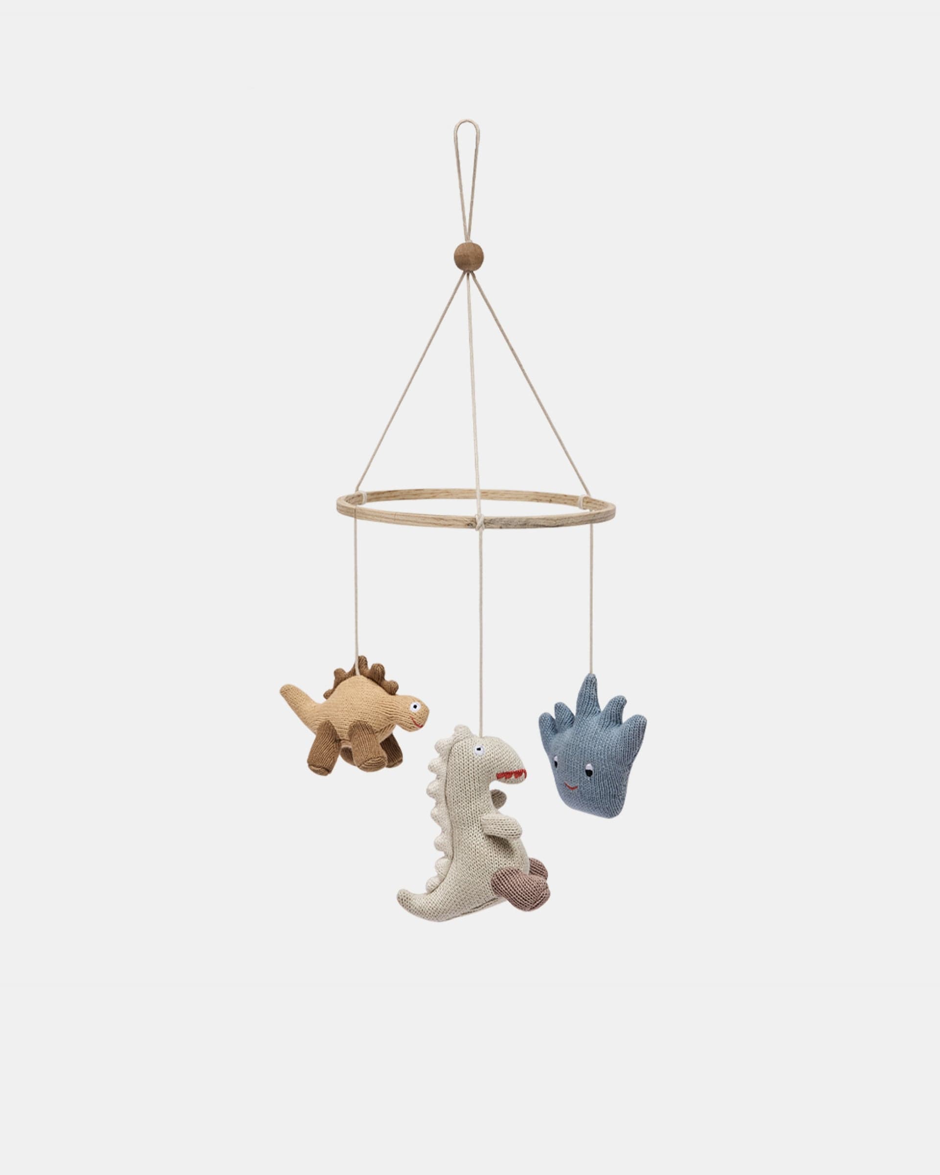 OYOY Living Design Dino Mobile featuring playful dinosaur designs.