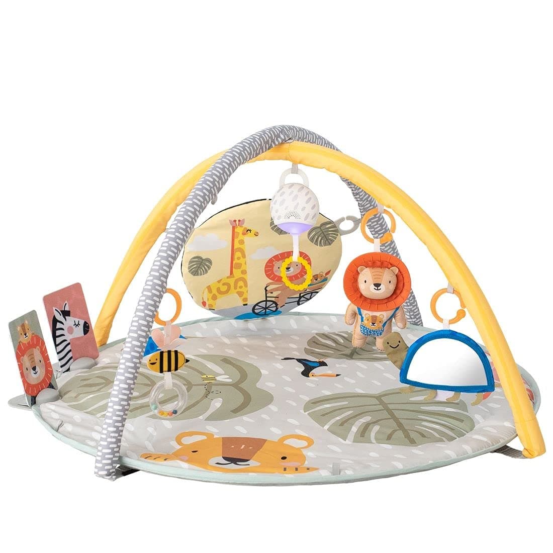 Taf Toys Savannah 360 Activity Gym with colorful toys and a soft padded mat.