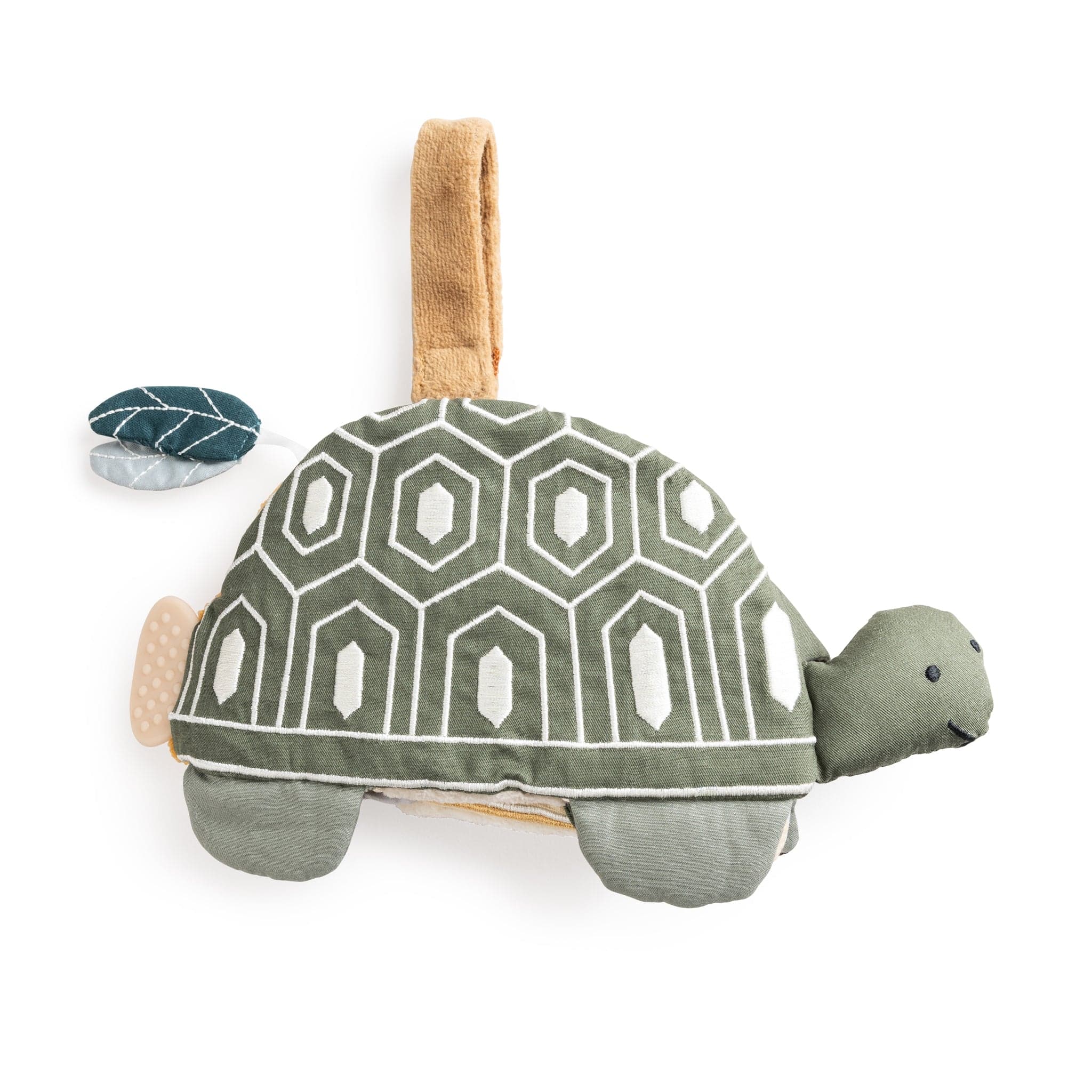 Activity book Turbo the turtle by Sebra Play in green fabric.