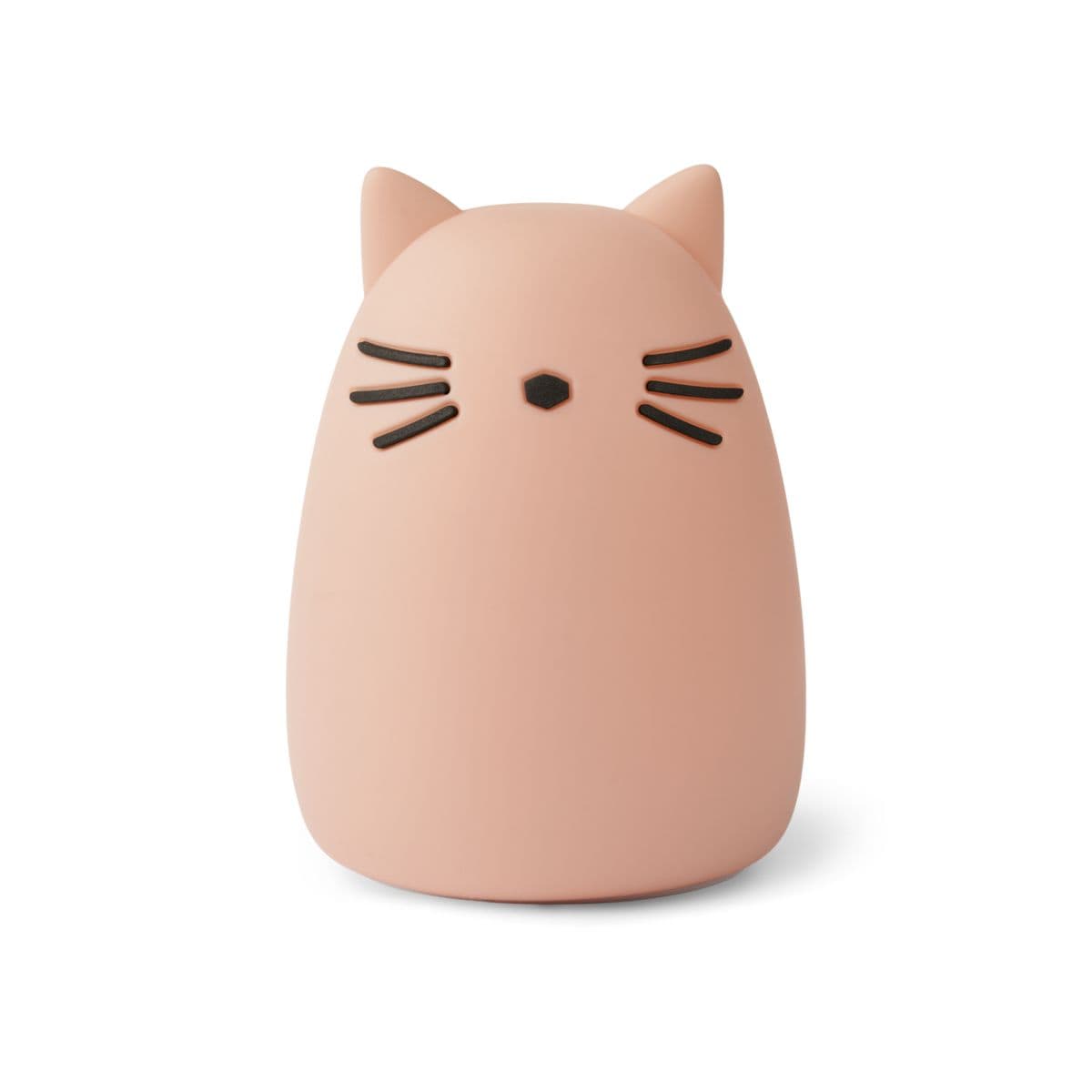 Winston Night Light in the shape of a cat, soft glow for nursery.
