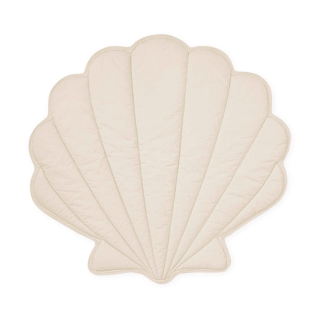 Sea Shell Play Mat in OCS Almond color, soft and inviting for children.