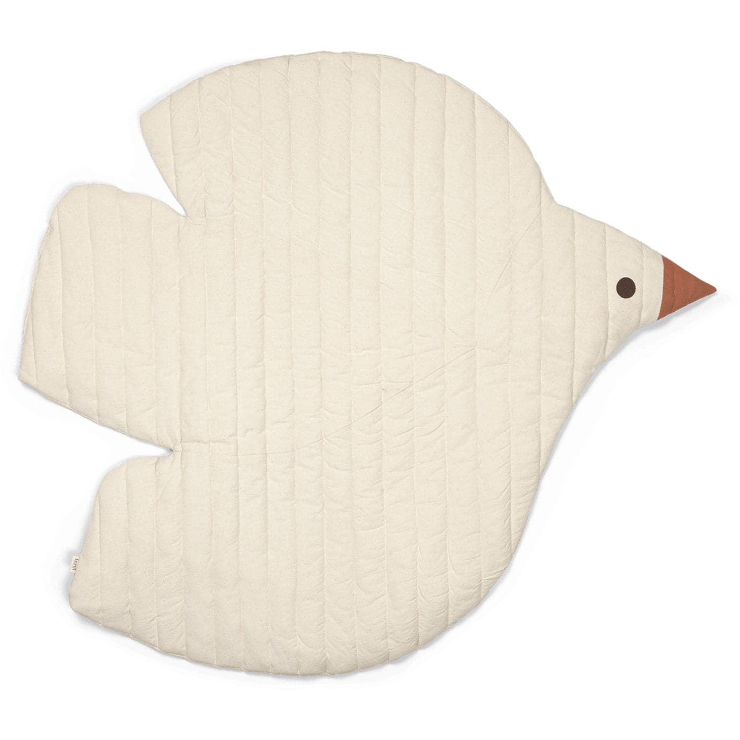 Ferm Living Undyed Swif Quilted Mat on a soft surface