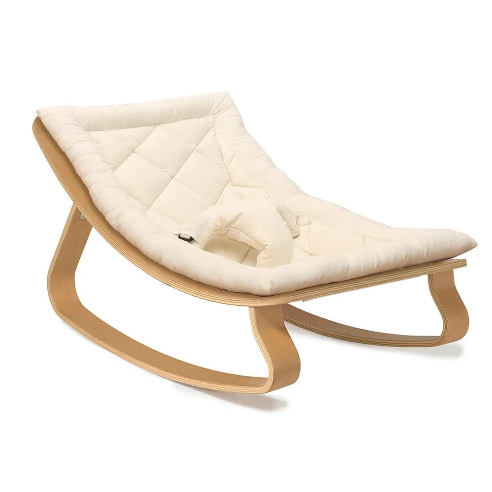LEVO Baby Rocker in natural wood