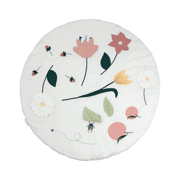 Fabelab Activity Blanket - Flower with vibrant floral design.