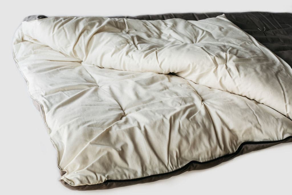 All-Natural Wool Sleeping Bag by Holy Lamb Organics for babies.