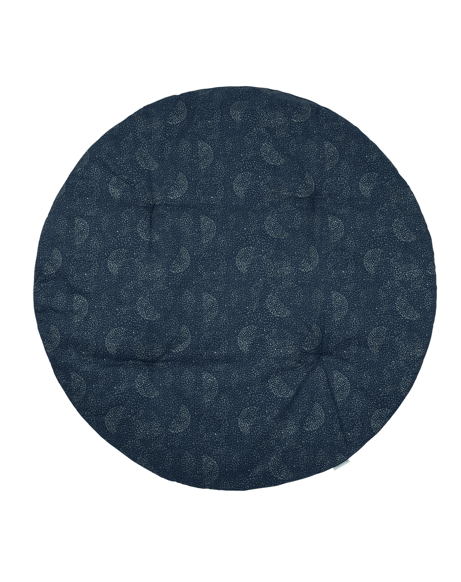Fluffy round play mat by Nopli with soft texture