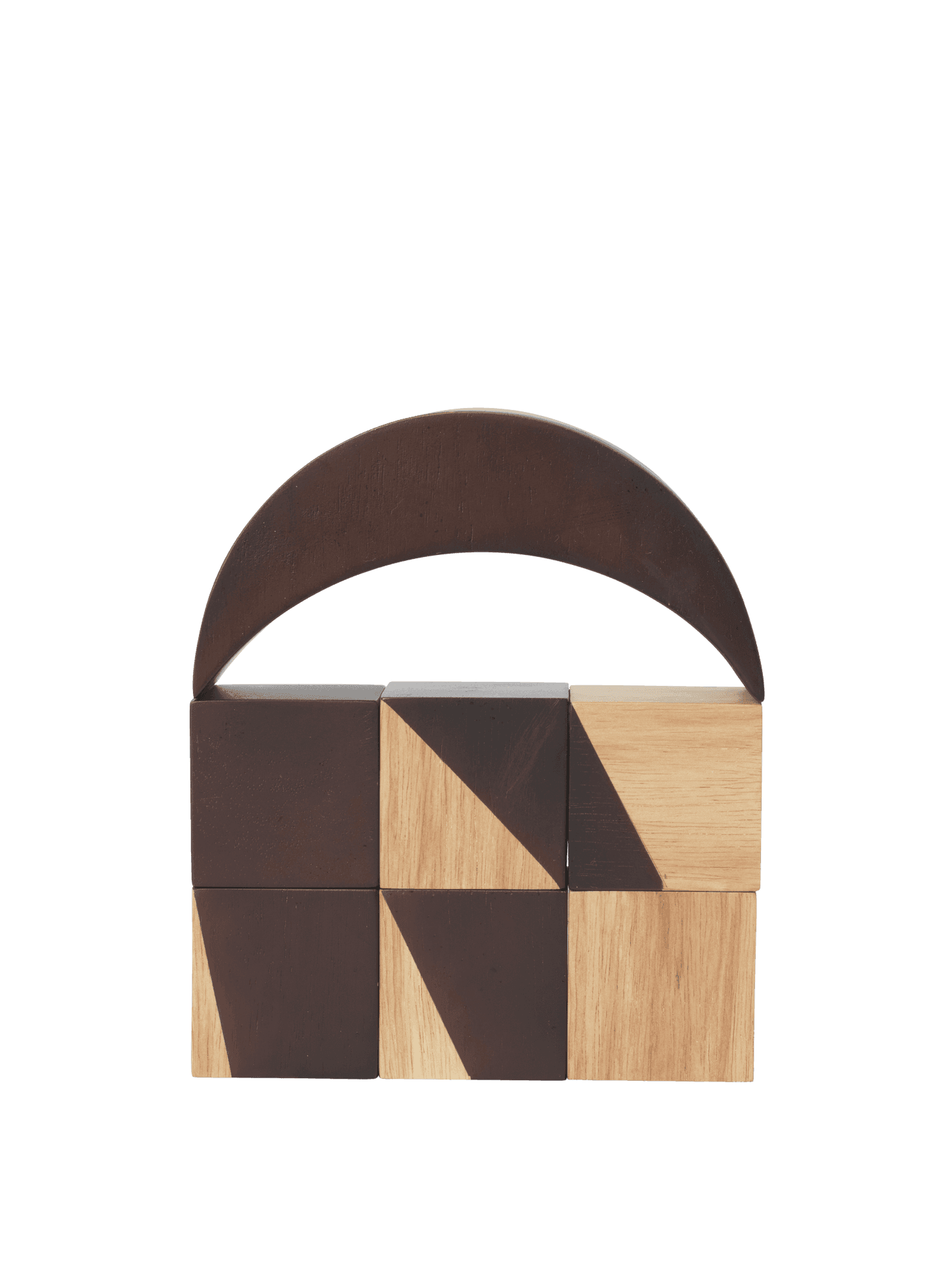 Phase Building Blocks - Natural/Dark Stained