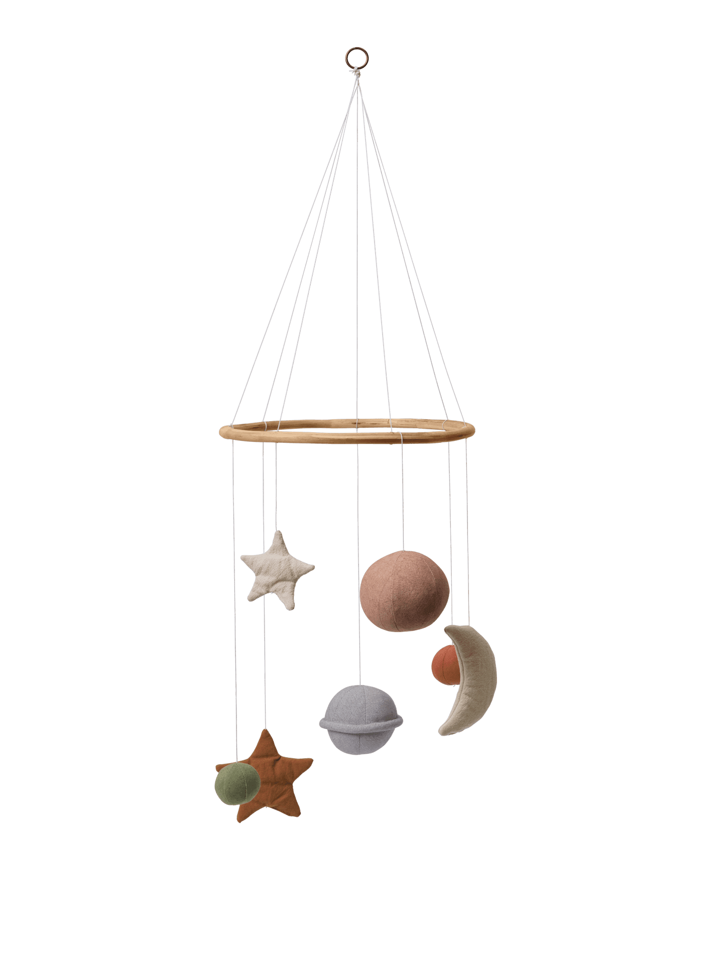 Skye Mobile - Multi by ferm LIVING, designed for a soothing nursery atmosphere.