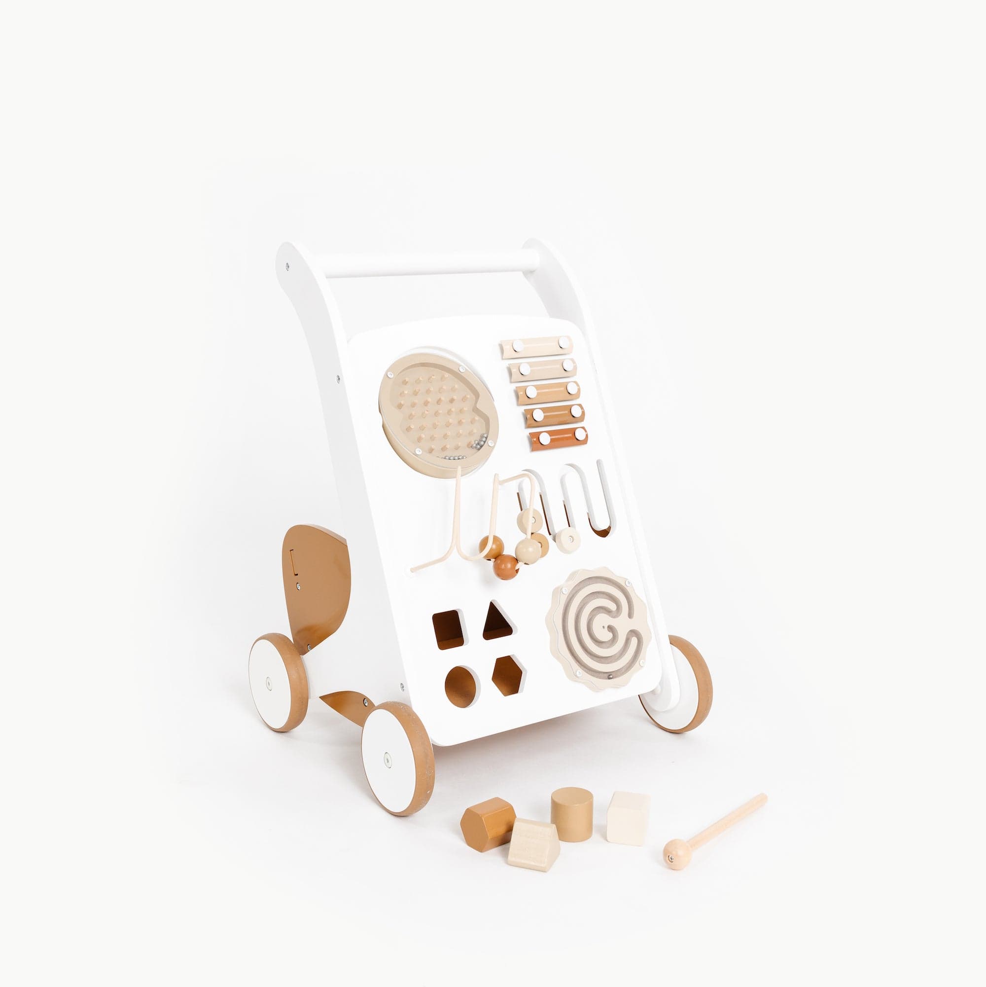 Gathre Wooden Activity Walker for toddlers, made from high-quality wood.