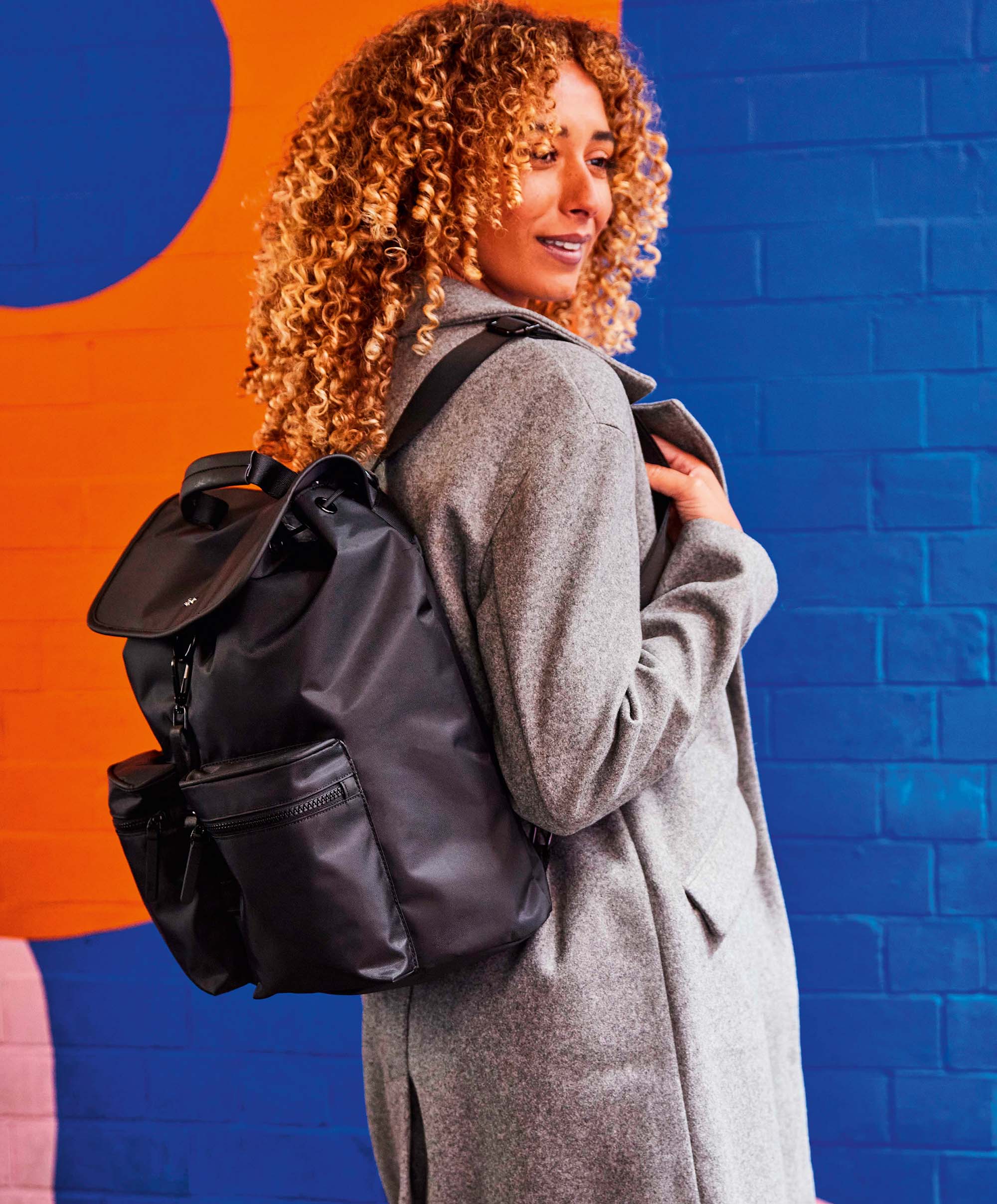 Bababing Changing Backpack in black, stylish and functional for parents.