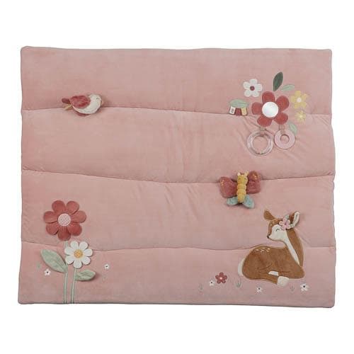Little Dutch Play Mat in Pink with Fairy Garden design for children.