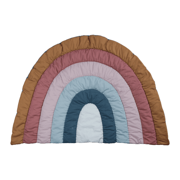 Fabelab Blanket Rainbow - Soft baby blanket with playful rainbow design.