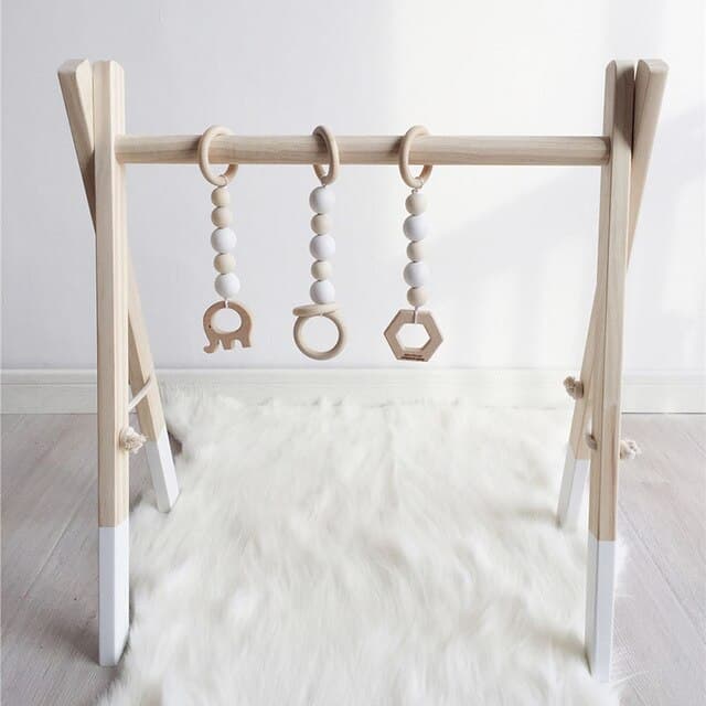 Nordic Wooden Baby Gym