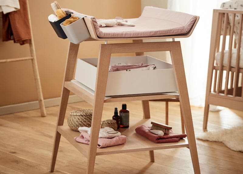 Leander Linea Changing Table in solid beech wood