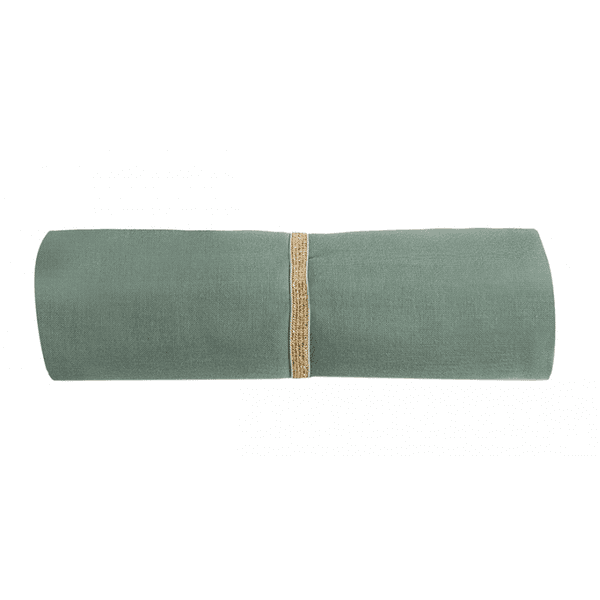 Nobodinoz Butterfly Swaddle in Eden Green, crafted from organic cotton.