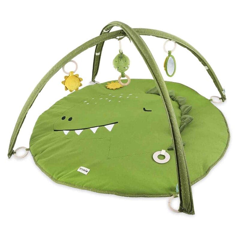 Trixie Activity Play Mat with Arches Mr. Dino for babies.