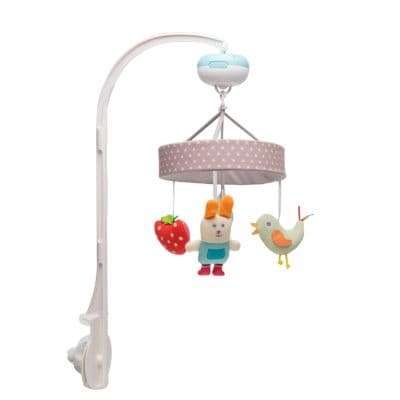 Taf Toys Musical Garden Cot Mobile in a nursery setting