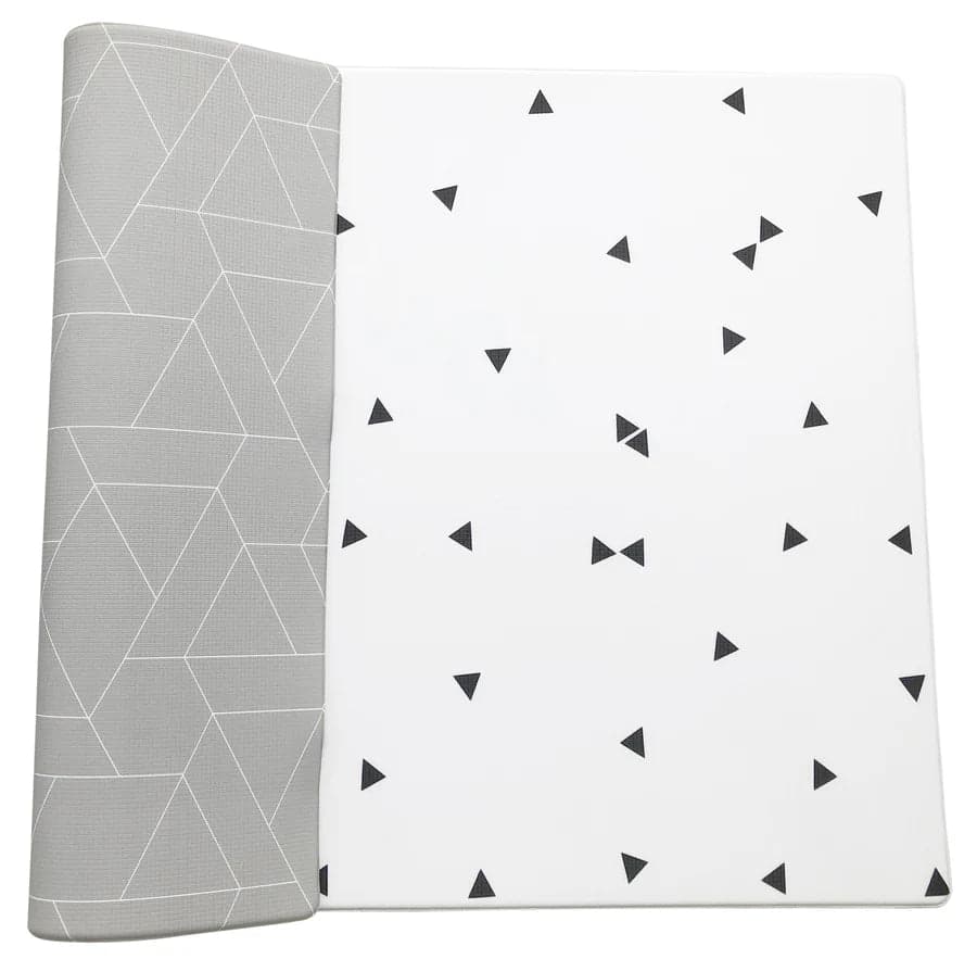 Ofie Baby Play Mat in Zen Line + Triangle design, perfect for playtime.