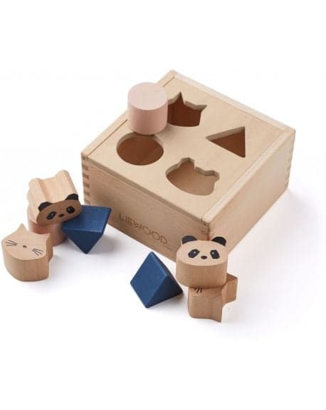 Liewood Wood Puzzle designed for children, showcasing natural wood finish.