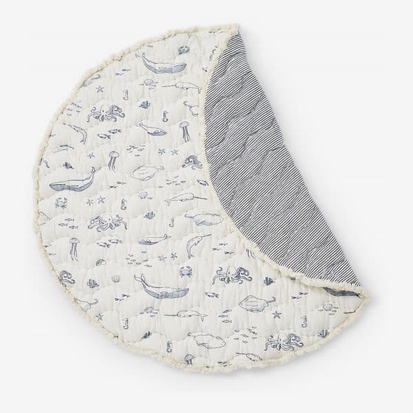 Pehr Life Aquatic Play Mat featuring vibrant aquatic designs.