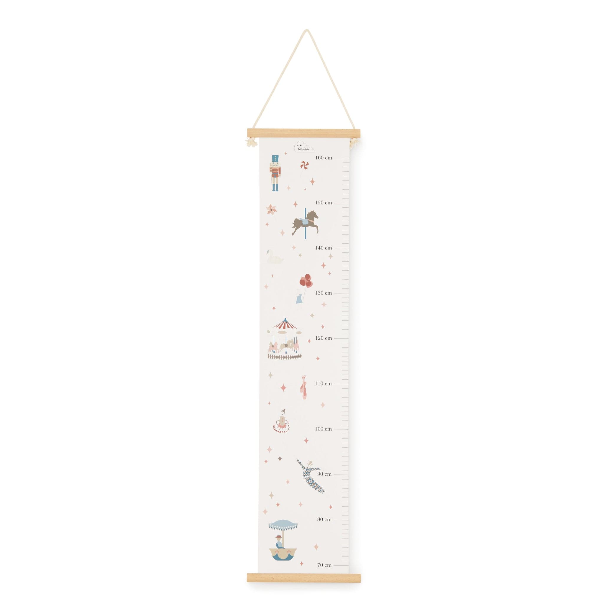 Height Chart - Carousel by Cam Cam Copenhagen in a nursery setting.